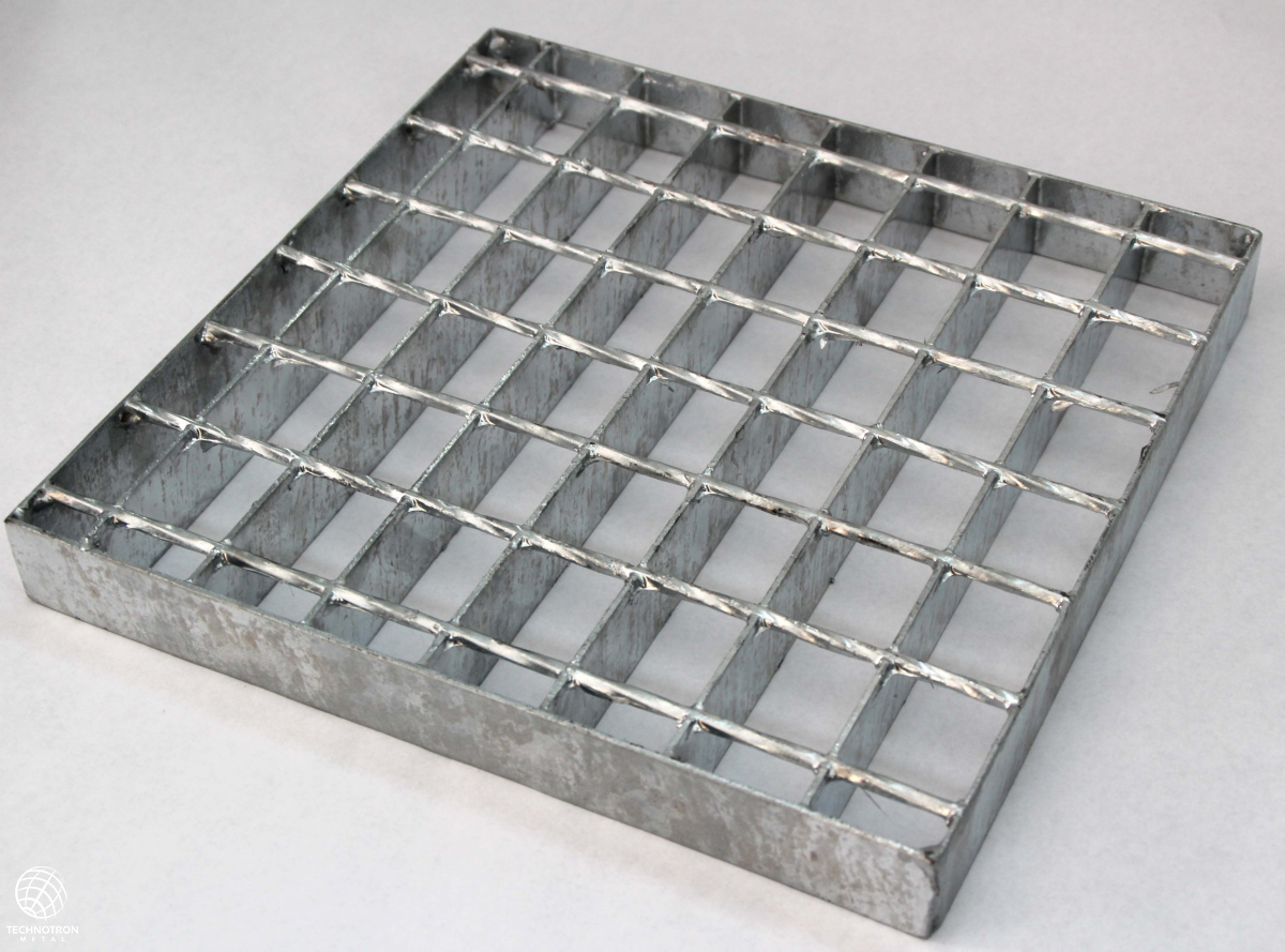 Rošt - SP - svařovaný - ocel, žárový zinek / 34 x 38 / 30 x 2 / 500 x 1000 mm